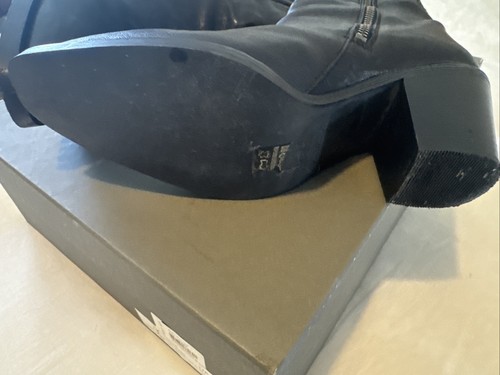 All Saints Black Cohen Ankle Boots Size 6 39 - Picture 6 of 10