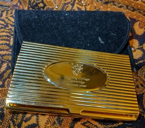 Downing College -Metal Business Card Holder ID Wallet Pocket Credit J68Gryd* - Picture 5 of 7