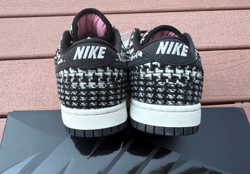 Nike Harris Tweed Damen Dunk Low Black Phantom Größe 8,5 W HQ5036-901 IN-HAND - Bild 5 von 6