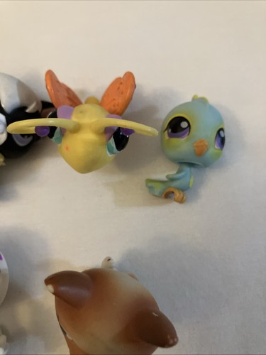 Littlest Pet Shop lot of 7 mixed pets Dogs  Birds Cats LPs Lot - Bild 3 von 6