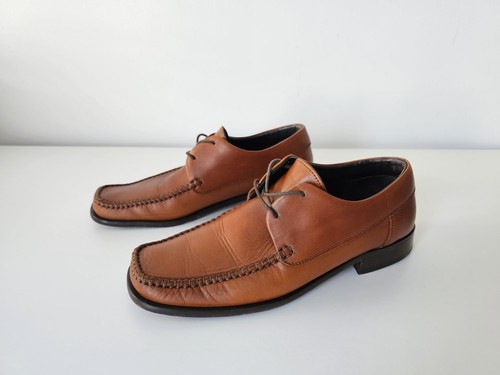 Zapatos con cordones de cuero tostado Loake para hombre Reino Unido 6 ocasión inteligente - Imagen 1 de 14