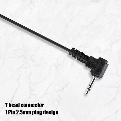 2x ABS T Head 1 Pin 2.5mm Plug Radio Walkie Talkie Headset Earpiece Earphone FG - Zdjęcie 9 z 10