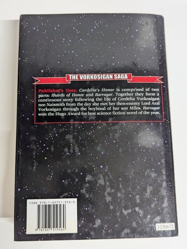CORDELIA’S HONOR Lois McMaster Bujold Vorkosigan Saga HCdj 1996 - Picture 7 of 7