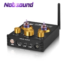 HiFi Bluetooth 5.0 Valve Tube Preamp Bass Preamplifier Stereo Audio Amplifier