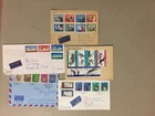 Five Germany covers with complete sets multiple stamps