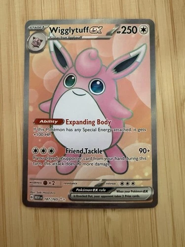 Wigglytuff ex 187/165 Sv: Scarlet & Violet 151 Holo