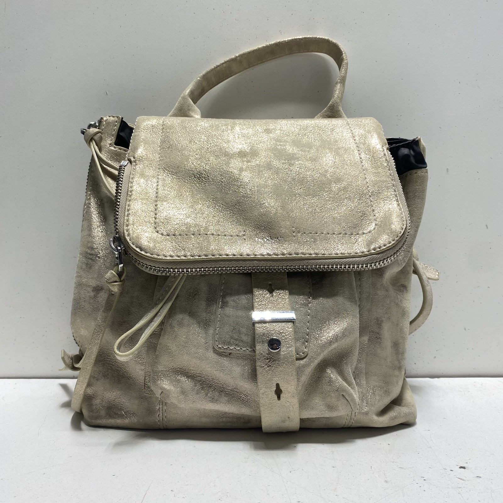 Botkier Metallic Gold Backpack - image 1