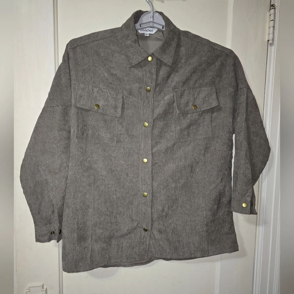 Chaqueta Chamarra Davi & Dani Marrón Courdory Rock & Roll Gran Tamaño Talla Pequeña Foto 4 de 4