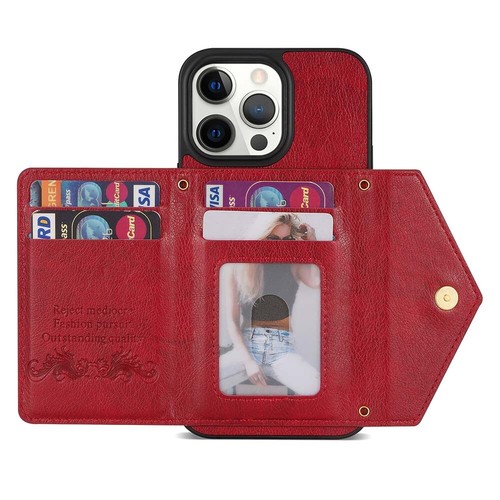 Women Crossbody Strap Wallet Case Fr iPhone 15 14 13 12 Pro Max XR Leather Cover - Picture 60 of 84