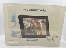 Facebook Portal (2nd Generation) Smart Speaker - Black, 10” for
