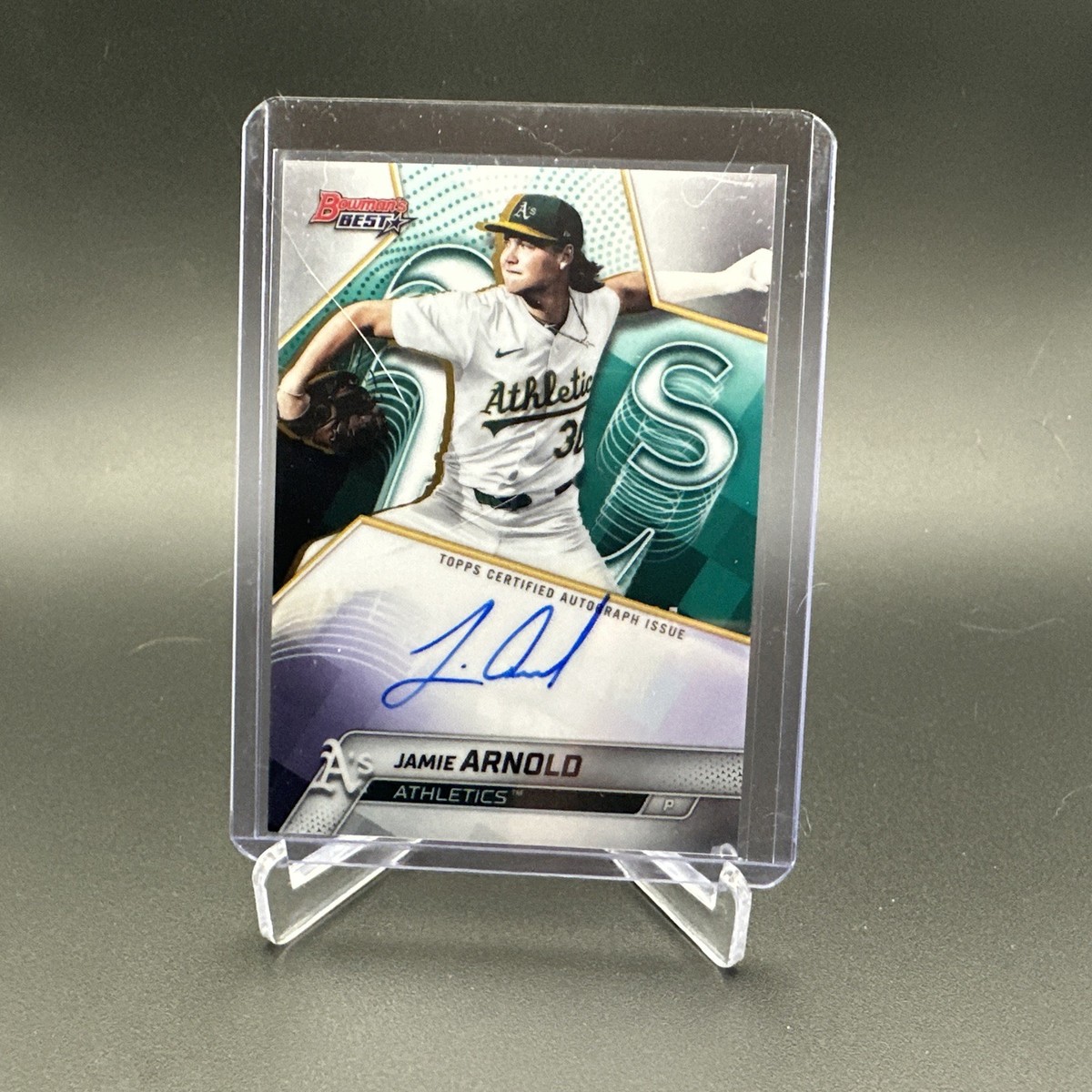 2025 Bowman's Best - Jamie Arnold - On Card Auto - Athletics