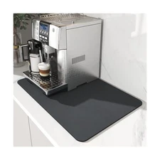 AMOAMI Dish Drying Mat for Kitchen Counter-Coffee Mat Bar Accessories, Hide S...