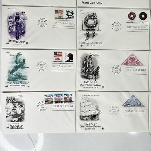 15 First Day of Issue Postal Covers Historic FDC 1996-98 Culture Lot #32 - Picture 5 of 7