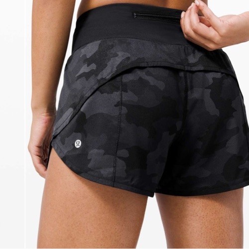 Lululemon Speed Up High Rise Shorts Women's Size 6 Heritage 365 Camo Deep Coal - Bild 3 von 7