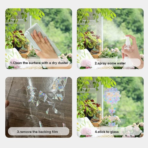 Static Window Clings Anti Collision Decals, Film Semi-translucent - Picture 7 of 8