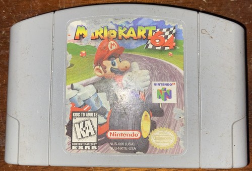 Mario Kart 64 Nintendo 64 Cleaned Tested Authentic - Picture 1 of 2