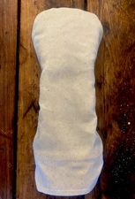 Handmade Waxed Hemp Hybrid Head Cover - Raw Hemp