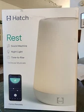 Hatch Rest Sound Machine & Baby Night Light With Time-To-Rise Feature