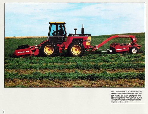 1986 VERSATILE 256 & 276  BI-DIRECTIONAL 4-WD TRACTORS -  ORIGINAL  BROCHURE - Picture 6 of 10