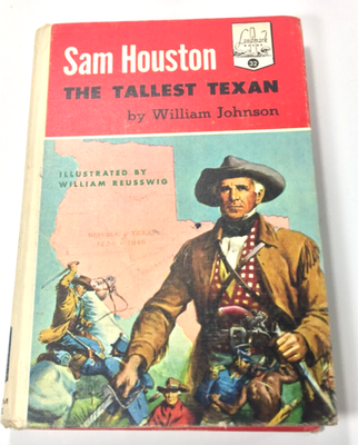 #ad #ad Sam Houston: The Tallest Texan by William Johnson 1953 HC Landmark Books #32 $11.99
