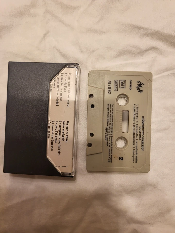 MOULOUDJI - K7 MUSICASSETTE : COMME UN P'TIT COQUELICOT / VINTAGE 70/80 - Photo 2/2