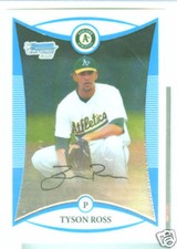 Tyson Ross San Diego Padres 08 Bowman Chrome Draft Prospects