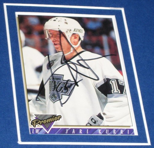 Jari Kurri Signed Framed 11x17 Photo Display Oilers - Picture 2 of 2