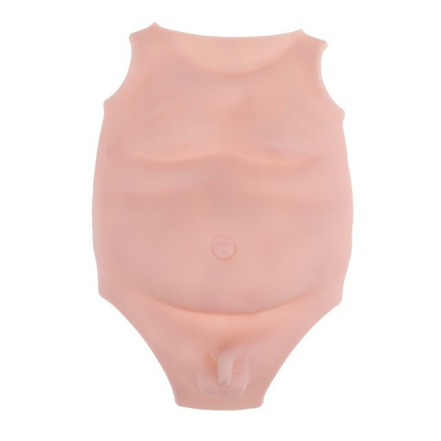 Reborn Supplies Suede Cloth Body// Belly Plate// Rompers Clothes for Newborn Doll