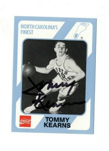 two SIGNED cards University of North Carolina basketball Joe Wolf & Tommy Kearns - Picture 2 of 5