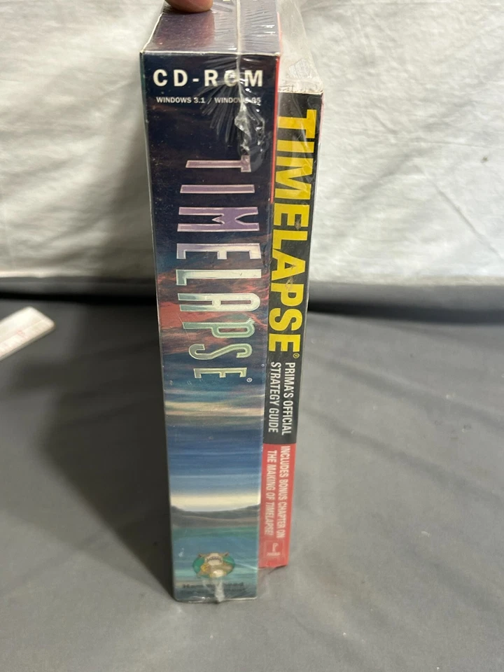 1998 vtg MAC PC game TIMELAPSE ANCIENT ATLANTIS + Strategy Guide SEALED NEW #1 - Image 2 of 4