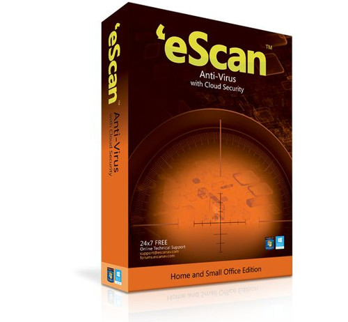 eScan Antivirus with cloud security for 3 PCs (Download) 1 Year - 第 1/2 張圖片