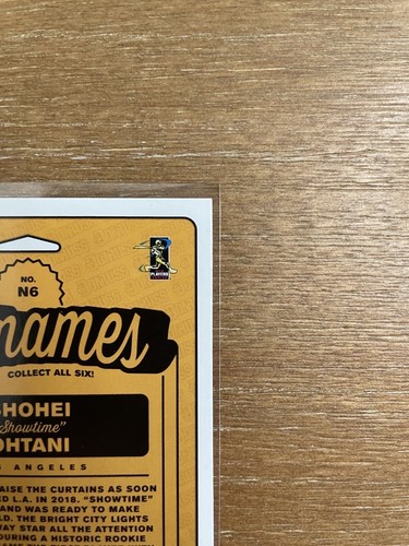 Apodos Donruss Shohei Ohtani 2019 #N6 Showtime Diamond Parallel Angels MLB - Imagen 7 de 10