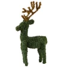 17" Tall Winter Woodland Reindeer Pine Figurine