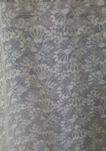 Vintage 1920s Flapper Dop Waist Ivory Lace Dress Silk Art Deco - Picture 7 of 15