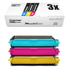 3x Eurotone Eco Patrone Alternative f�r Epson C13S051158 C13S051159 C13S051160