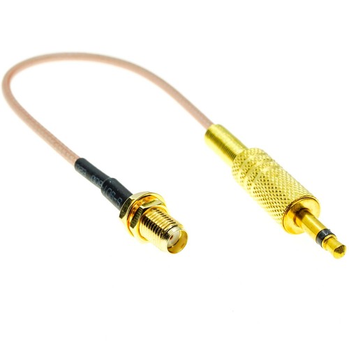 Lote de conectores SMA hembra a 3,5 mm 1/8" TS macho crimpado RF coaxial cable coaxial RG316 - Imagen 2 de 4