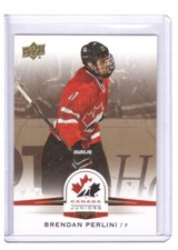 Brendan Perlini 2014-15 Upper Deck Team Canada Juniors Gold SP Card #132