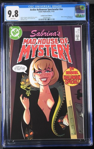 SABRINA CASA LOCA DEL MISTERIO Archie Halloween Espectacular CGC 9.8 ¡Homenaje a Elvira! - Imagen 1 de 2