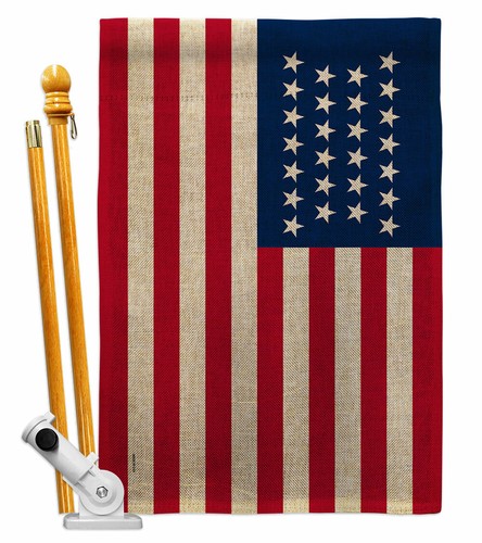 USA 18371845 Sackleinen Garten Flagge Americana Old Glory Yard Haus Banner - Bild 6 von 19