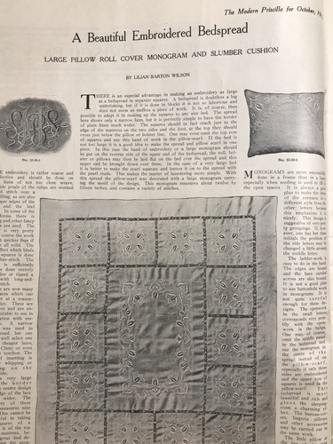 Antique Magazine THE MODERN PRISCILLA October 1912 Fall Fashions and Halloween - Picture 8 of 16