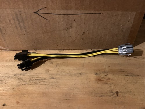 10* Cable PCIE 8 Pin Female To Dual PCI-E 8(6+2) Male GPU Power Cable Splitter - Picture 2 of 4