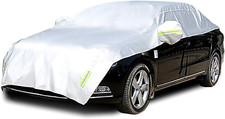 Half Car Cover with Cotton All Weather Car Body Cover Sunshade Cover Snow Cover