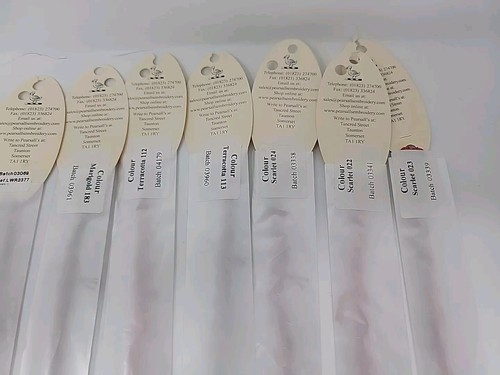 Pearsall's Filoselle Embroidery Silk Floss 4m 6 Ply MADE ENGLAND Vintage Red M - Picture 4 of 4