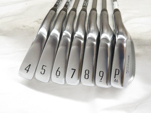 Used Titleist T100 Gen3 Iron Set 4-PW AMT White S300 Stiff Flex Steel Shafts - Picture 2 of 9