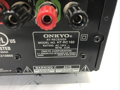 ONKYO HT-RC160 7.2-Channel A/V Surround Home Theater Receiver - Picture 6 of 6