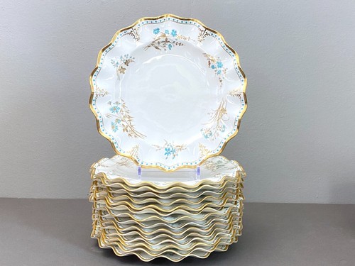 ROYAL CROWN DERBY Normandie Tafelservice für 12, 88 Teile Bone China, A1144, neuwertig - Bild 10 von 24