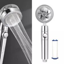 Showe Head High Turbo Pressure Bathroom Powerful Energy Water Saving Filter USA