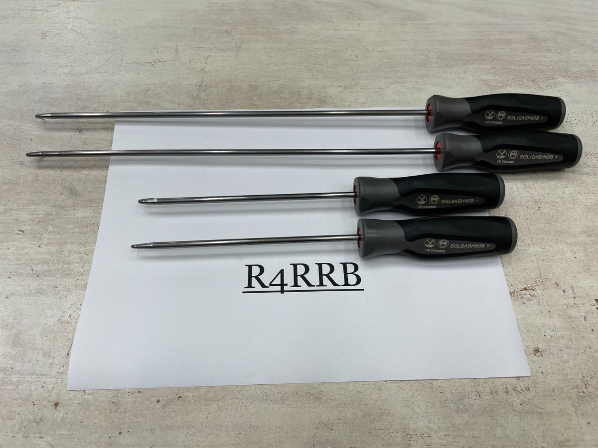 Snap-on Tools NEW 4pc DARK TITANIUM Soft Grip Long HD Pick Set