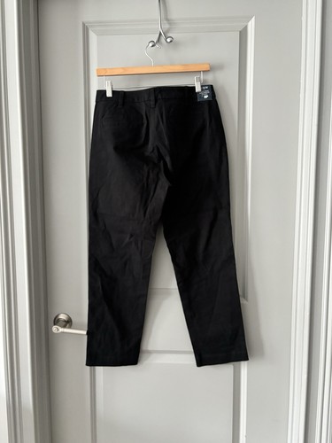 J. Crew Factory Womens Pants High-Rise Girlfriend Chino Black Size 10 - Picture 5 of 8