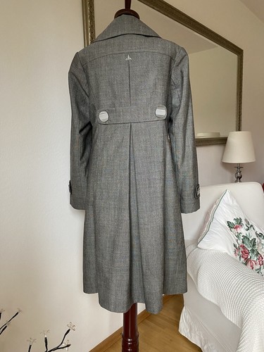 Puddingtown FvM Atelier Exklusiv Mantel Trenchcoat Designer Unikat Gr 38 wie Neu - Bild 5 von 12
